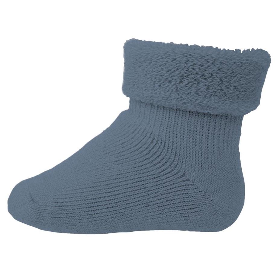 MP Denmark Wool Terry Ankle Socks - Stone Blue