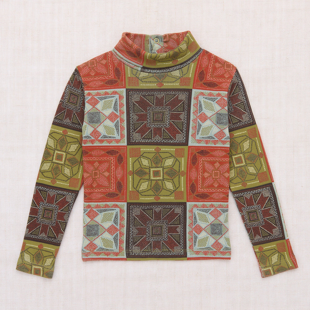 Misha & Puff Turtleneck - Chili Spice Cross Stitch