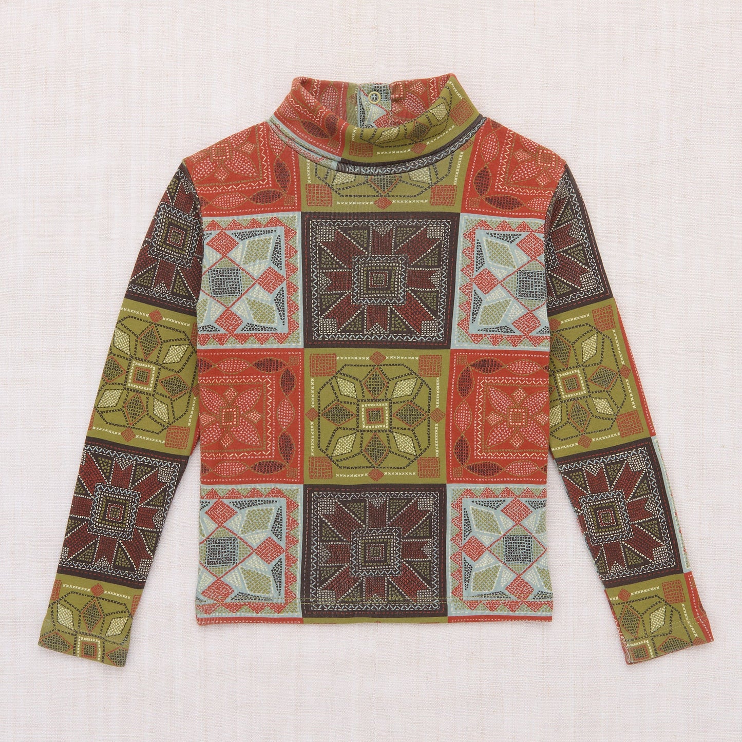 Misha & Puff Turtleneck - Chili Spice Cross Stitch