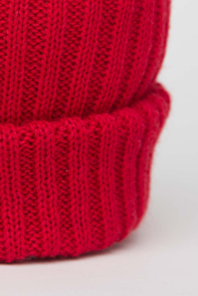 Le Tricoteur Knitted Beanie - Red