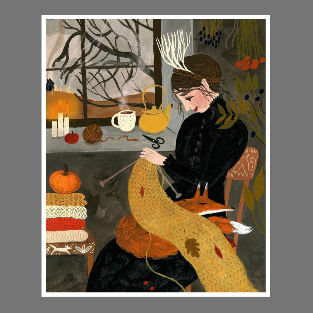 Tijana Lukovic Tijana Draws Wool Print 19.5 X 22cm