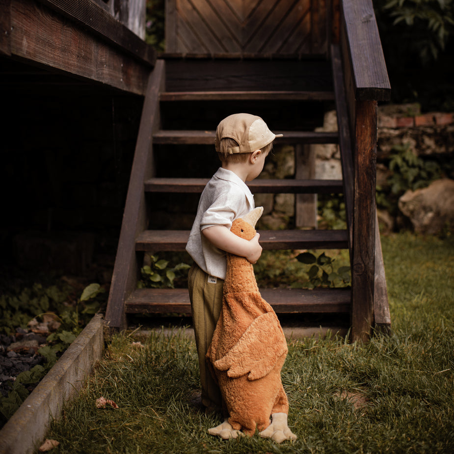 Senger Naturwelt Large Cuddly Goose - Rust