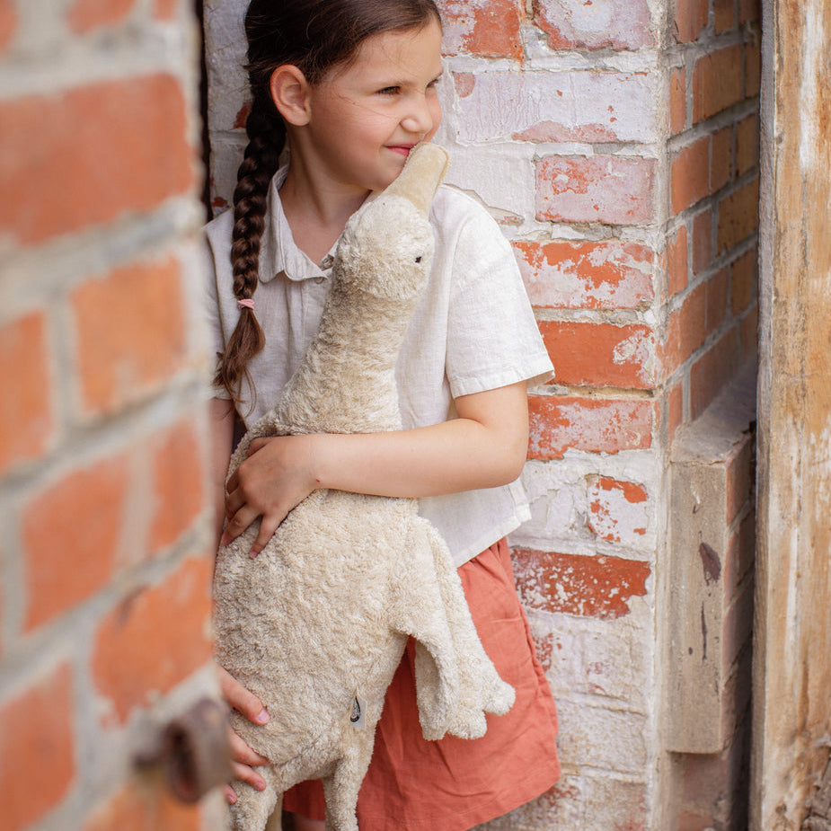 Senger Naturwelt Large Cuddly Goose - Linen