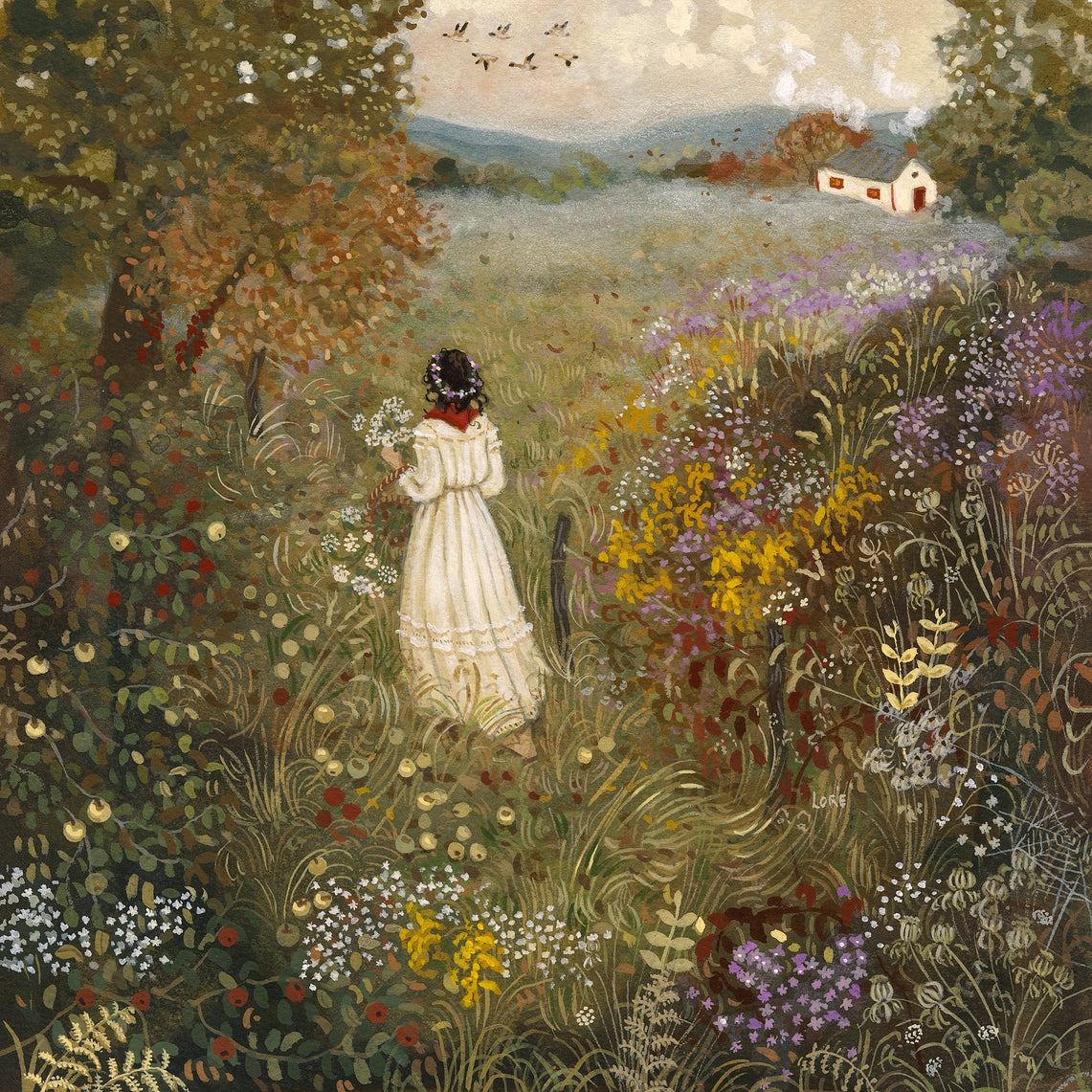 Loré Pemberton Last of the Queen Anne's Lace Art Print