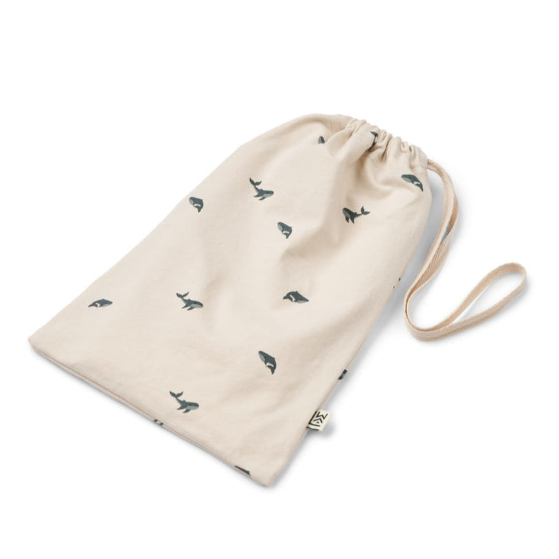 Liewood Birk Printed Romper - Mini Whale / Sandy