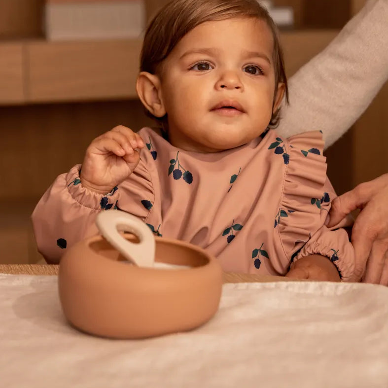 Liewood Sparia Bowl w/ Spoon - Tuscany Rose / Apple Blossom