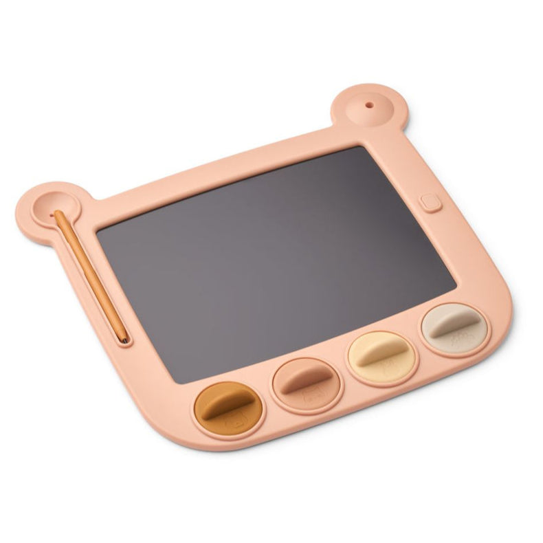 Liewood Venzora LCD Drawing Board & Stamps - Pale Tuscany