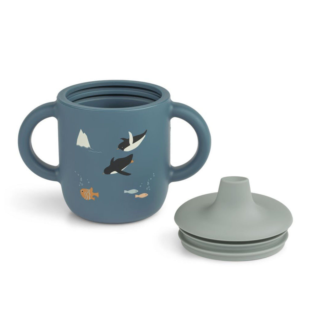 Liewood Neil Sippy Cup - Arctic Sea / Ocean View