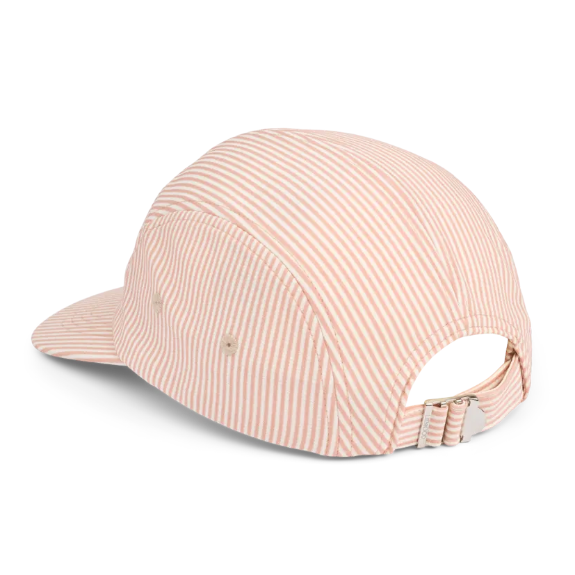 Liewood Rory Seersucker Cap - Pale Tuscany / Creme de la creme