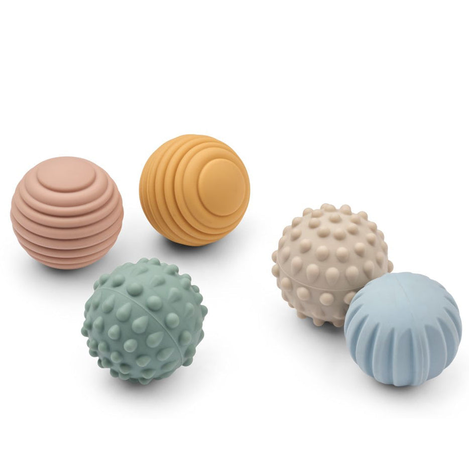 Liewood Dorian Baby Sensory Balls - Beach Blue Multi Mix