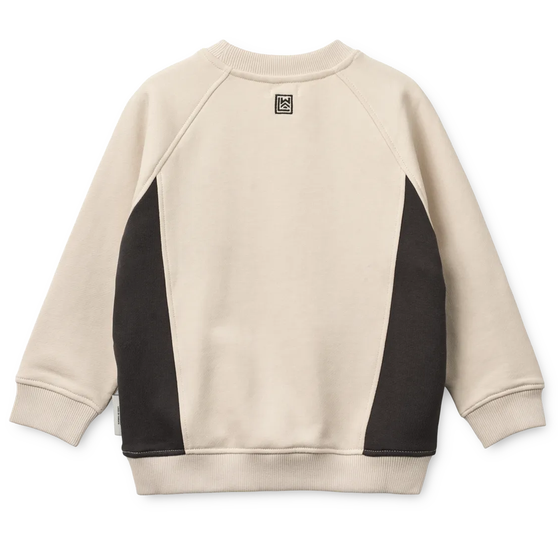 Liewood Aude Placement Sweatshirt - Panda / Sanda / Dark Grey