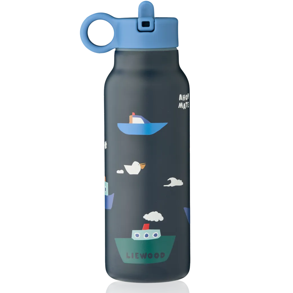 Liewood Falk Water Bottle 350ml - Sailing / Classic Navy