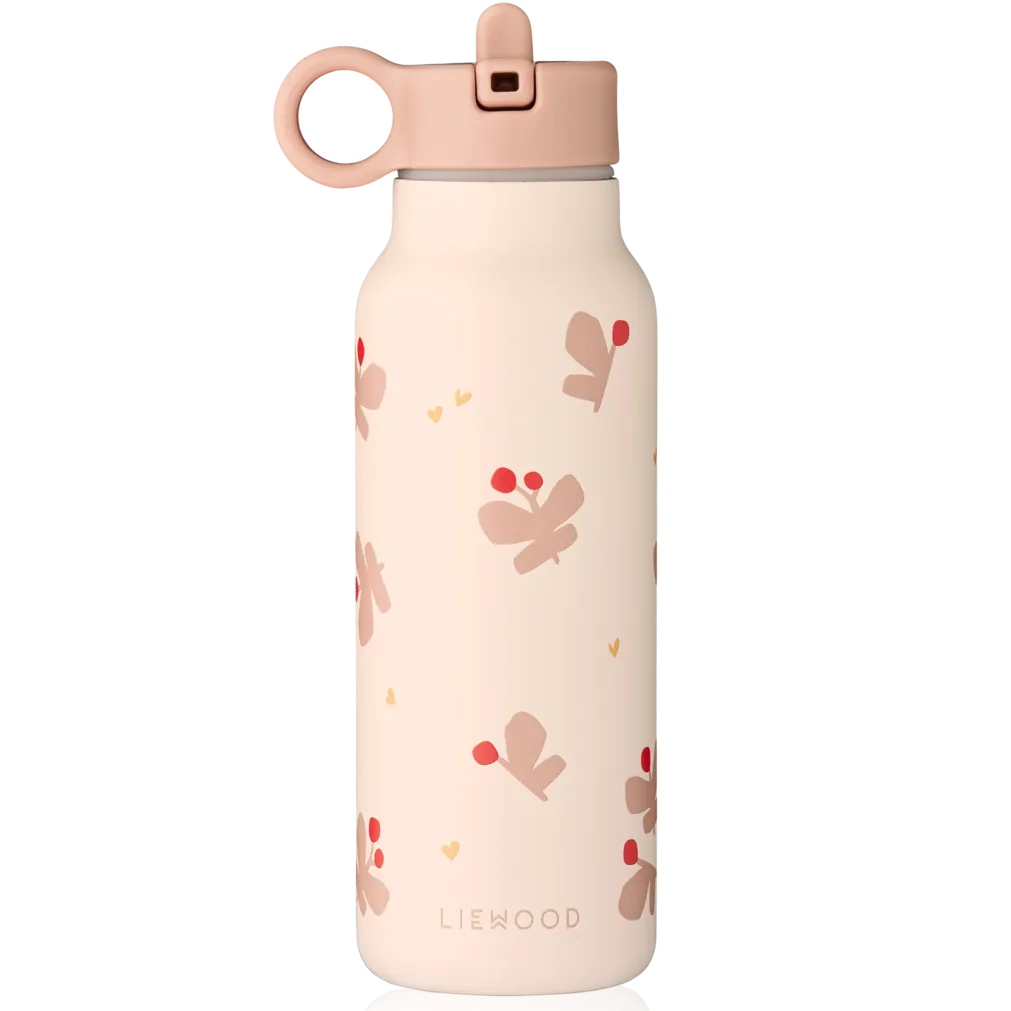 Liewood Falk Water Bottle 350ml - Butterfly / Apple Blossom