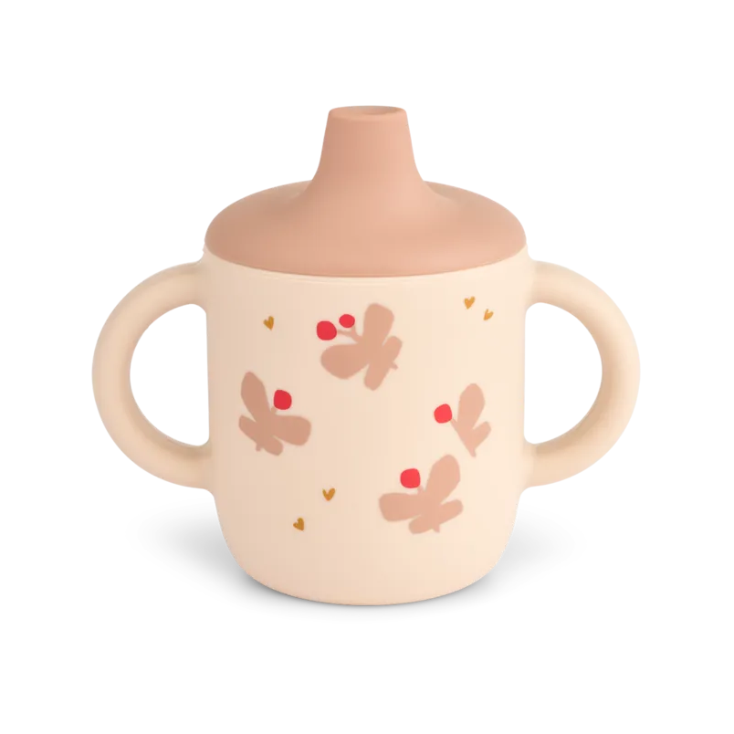 Liewood Neil Sippy Cup - Butterfly / Apple Blossom