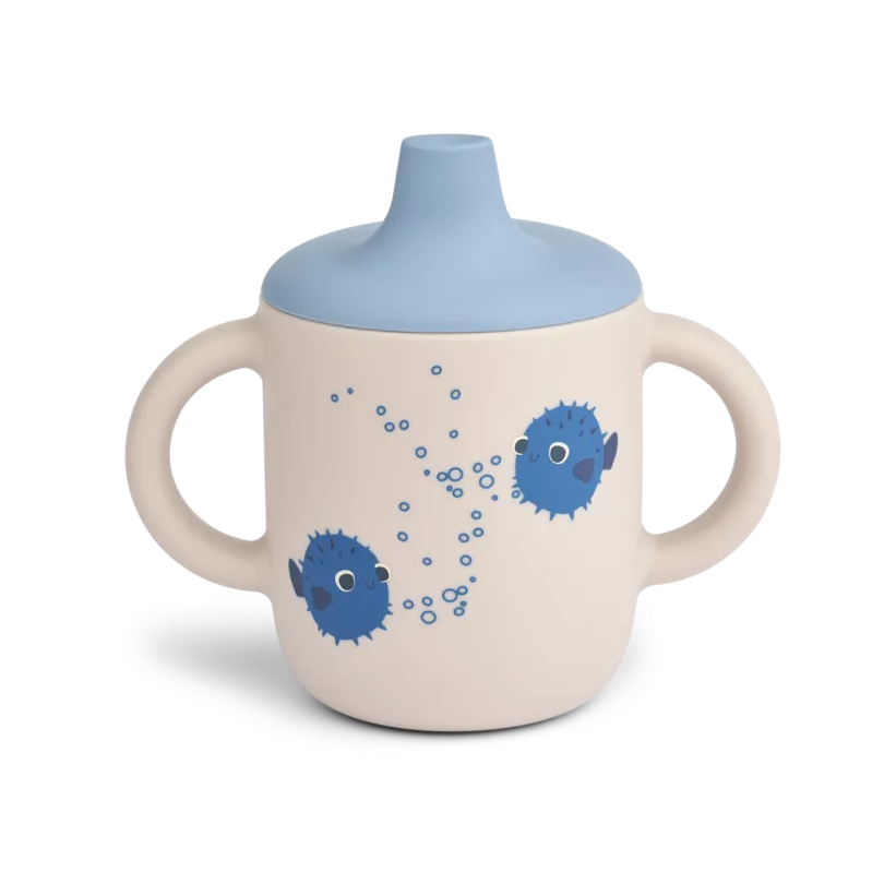 Liewood Neil Sippy Cup - Pufferfish / Sandy