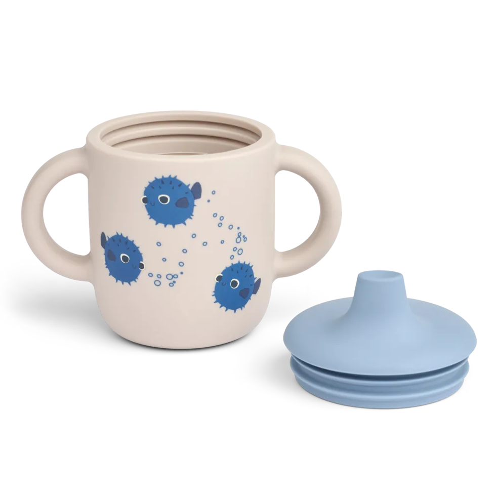 Liewood Neil Sippy Cup - Pufferfish / Sandy