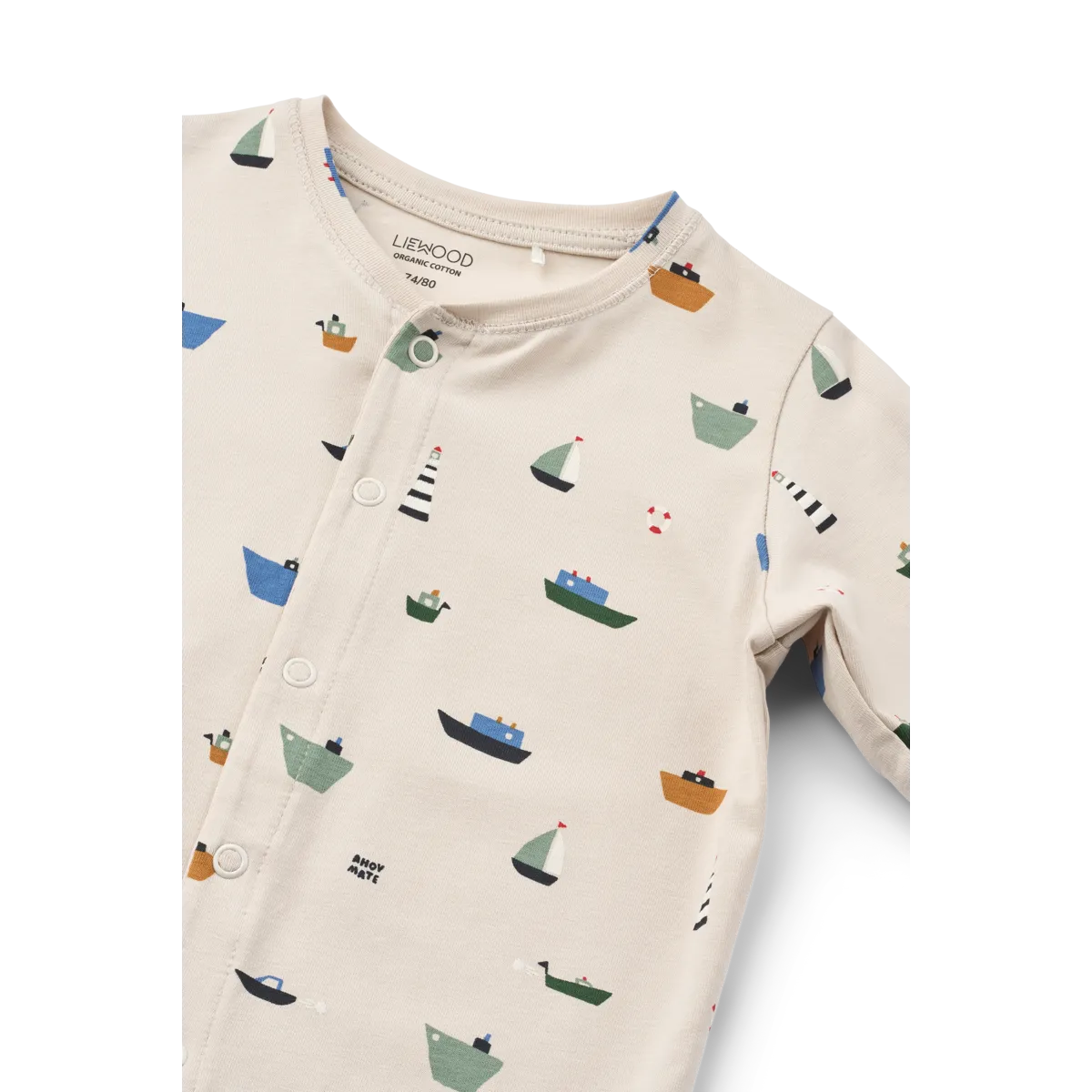 Liewood Birk Printed Romper - Mini Sailing / Sandy