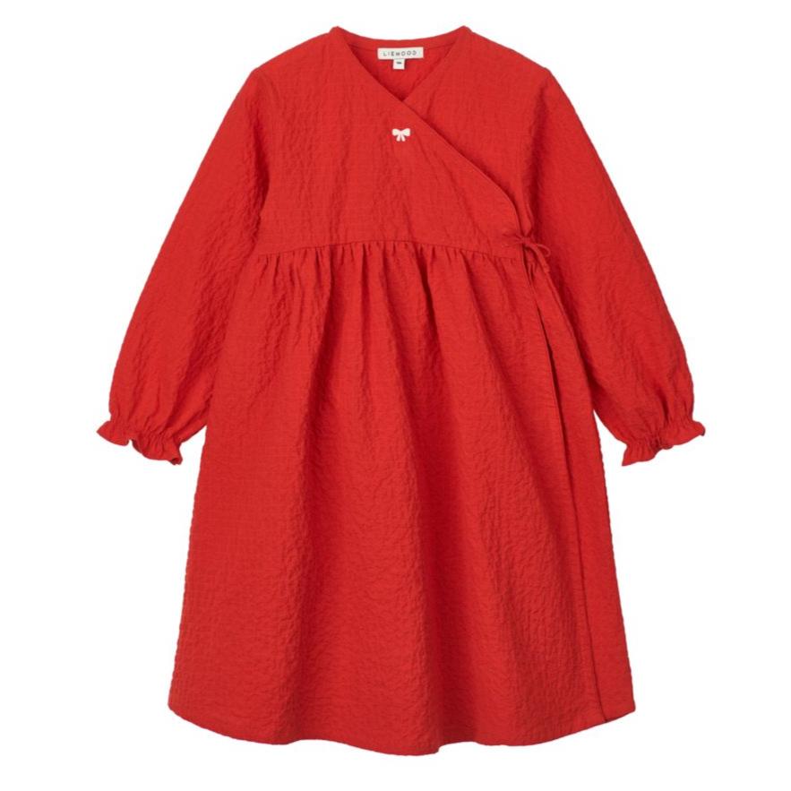 
                  
                    Liewood Cleo Wrap Dress - Apple Red
                  
                