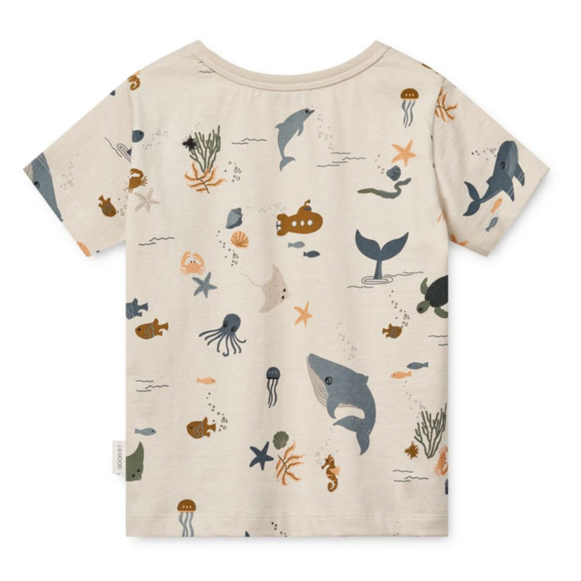 Liewood Apia Printed T-shirt - Sea Creature / Sandy