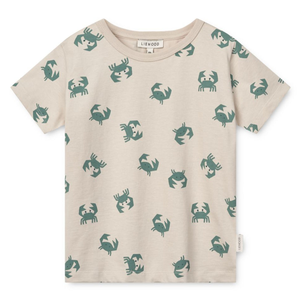 Liewood Apia Printed T-shirt - Crab / Sandy