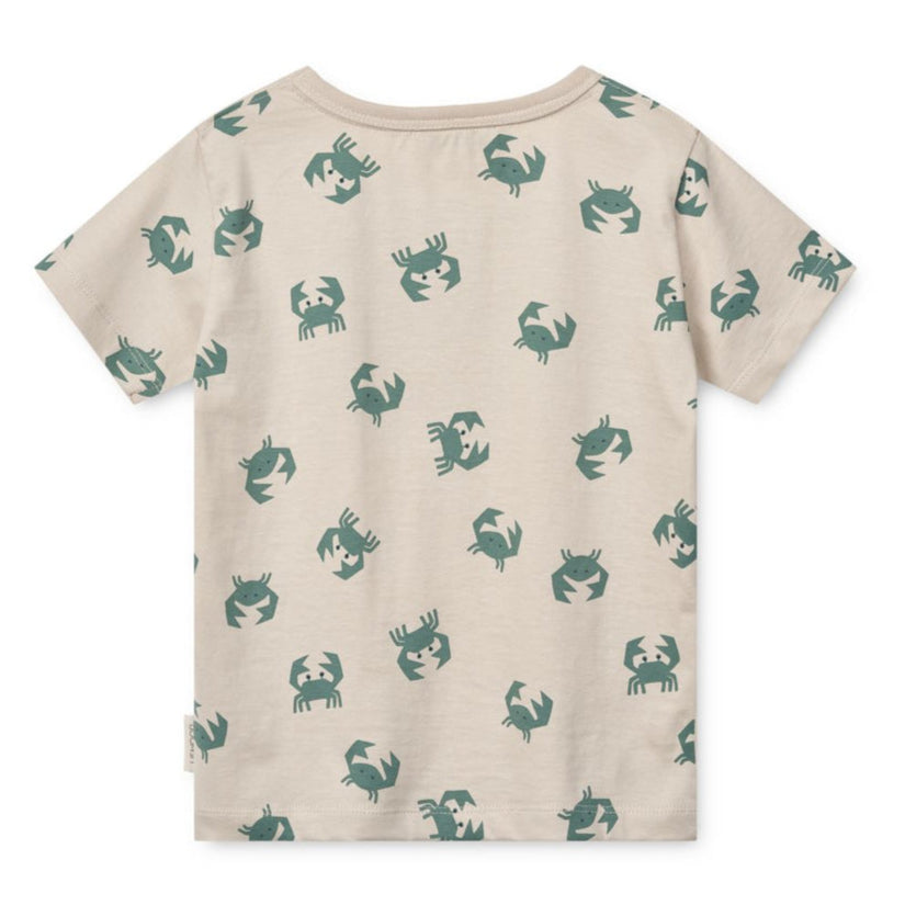 Liewood Apia Printed T-shirt - Crab / Sandy