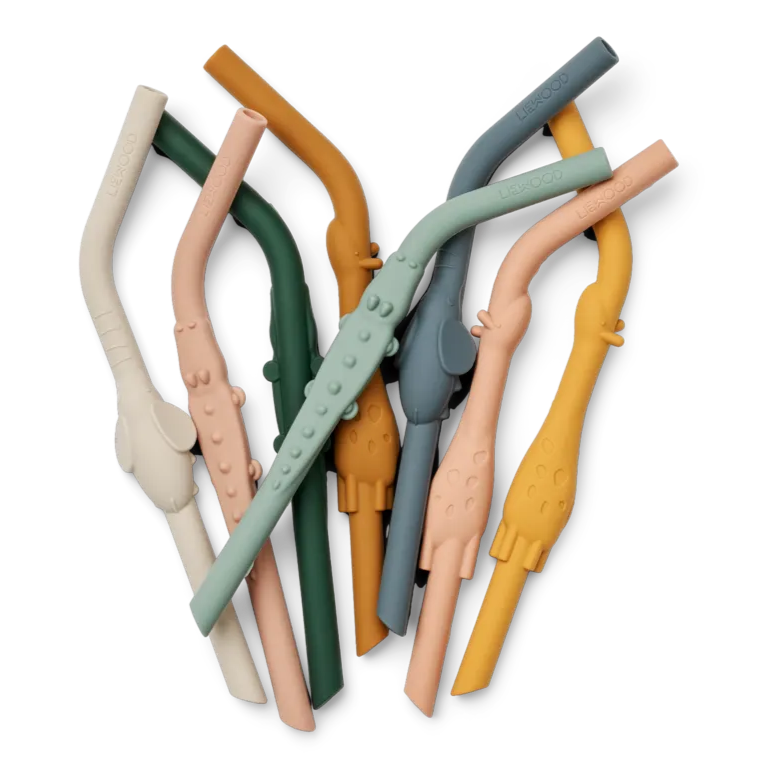 Liewood Carlson All Together Straw, 8-Pack