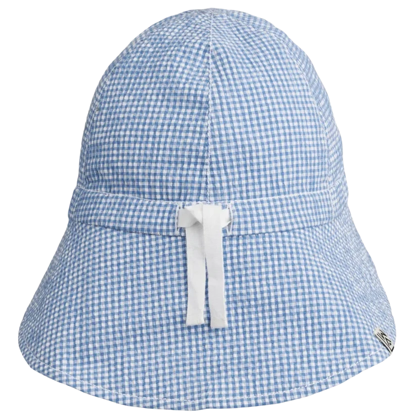 Liewood Sunneva Sun Hat - Riverside/Crisp White Check