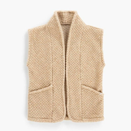 Kico Label Women's 100% Bouclé Wool Vest