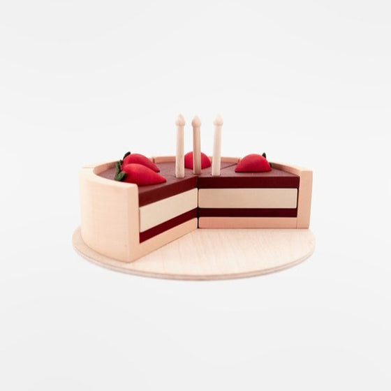 Sabo Concept Wooden Toy Chocolate Cake