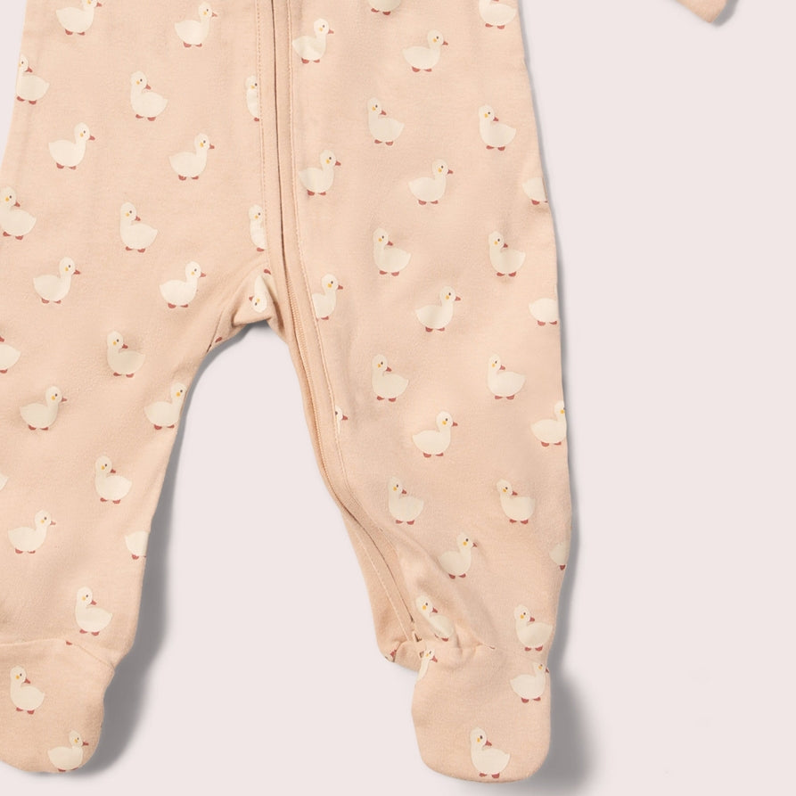 
                  
                    Little Green Radicals Puddle Ducks Zip Organic Sleepsuit
                  
                