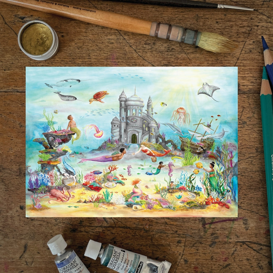 Mhairi Hellbrandt Under the Sea Postcard