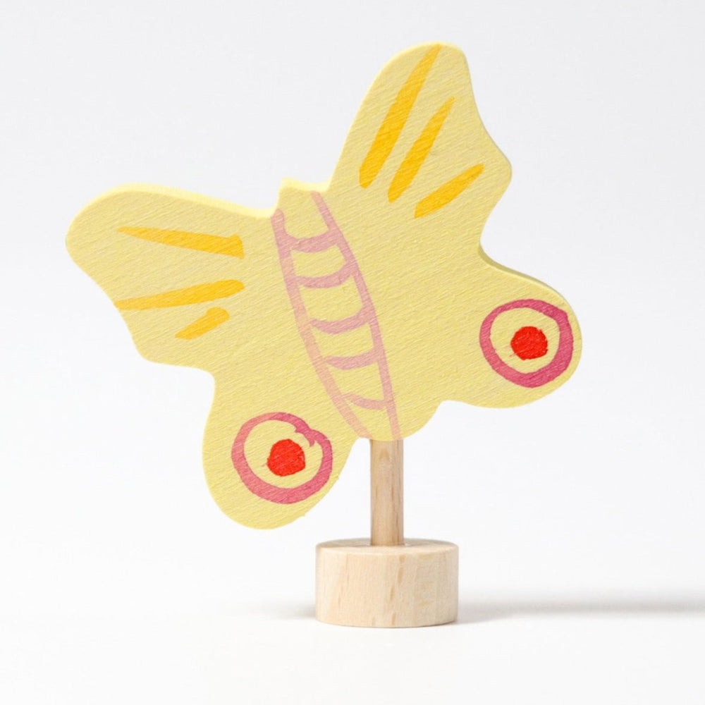 GRIMMS Decorative Figure - Yellow Butterfly