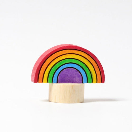 GRIMMS Decorative Figure for Celebration Ring Birthday Spiral - Rainbow