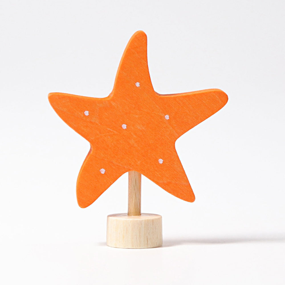 GRIMMS Decorative Figure for Celebration Ring Birthday Spiral - Starfish