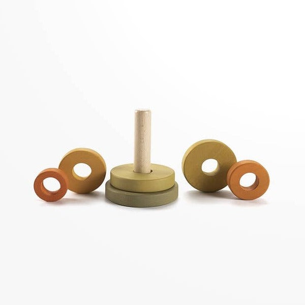 Sabo Concept Mini Wooden Ring Stacker - Flower Meadow