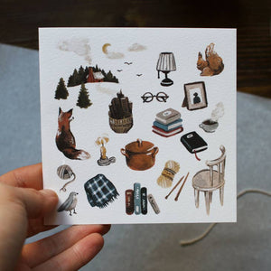 Studio Satsch Simple Living Card