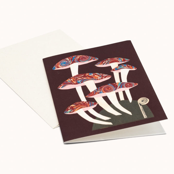 Hadley Paper Goods Marble Mushroom Greeting Card