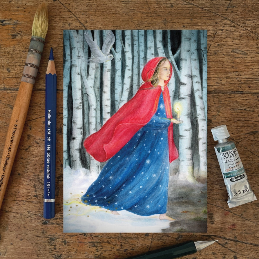 Mhairi Hellbrandt Arrival of Winter Postcard