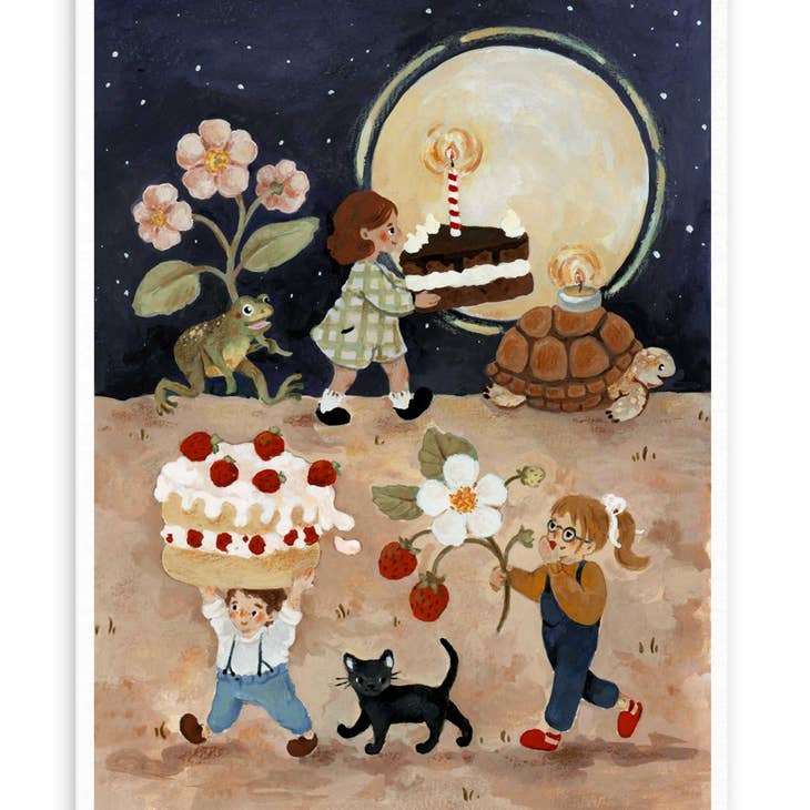 Studio Satsch Summer Nights Art Print