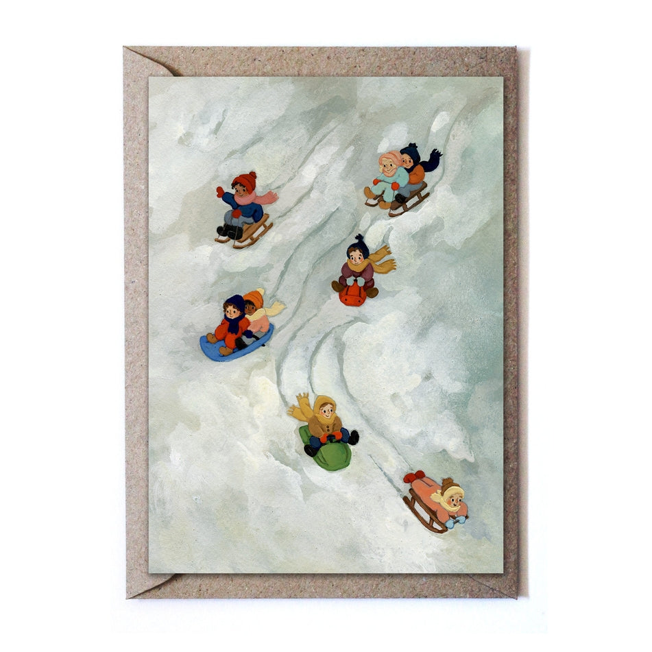 Studio Satsch Down the Hill Card