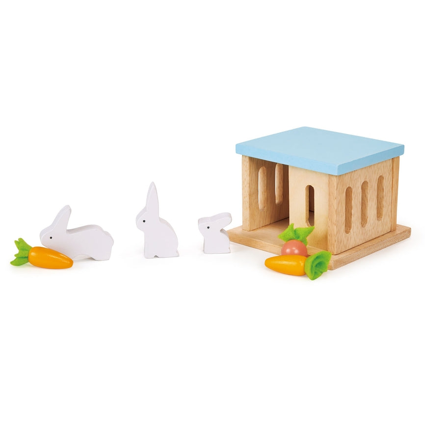 Tender Leaf Toys Rabbit Hutch Pet Set