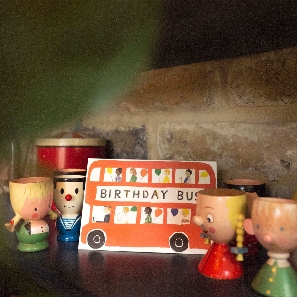 Hadley Paper Goods Birthday Bus Card