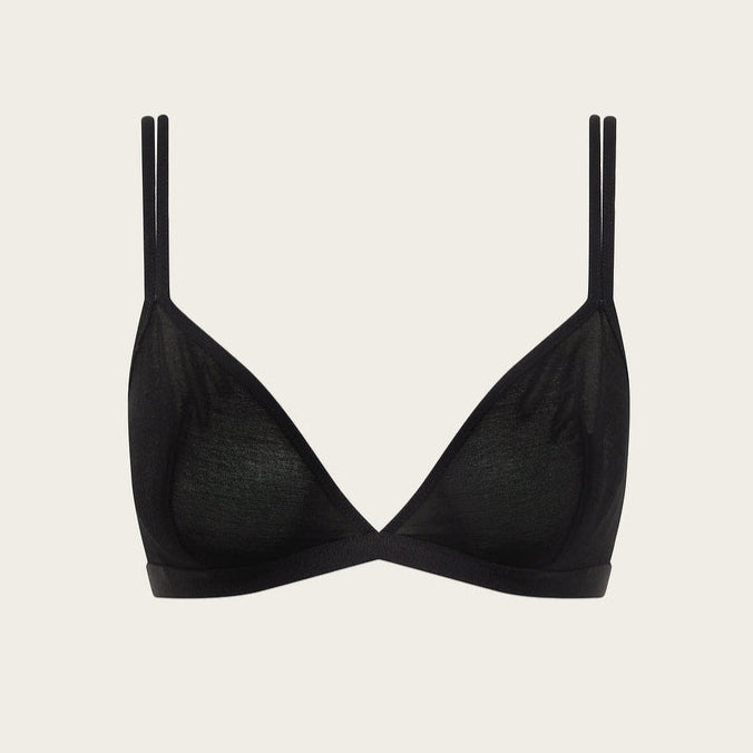 Boody FreeMesh Triangle Bralette - Black