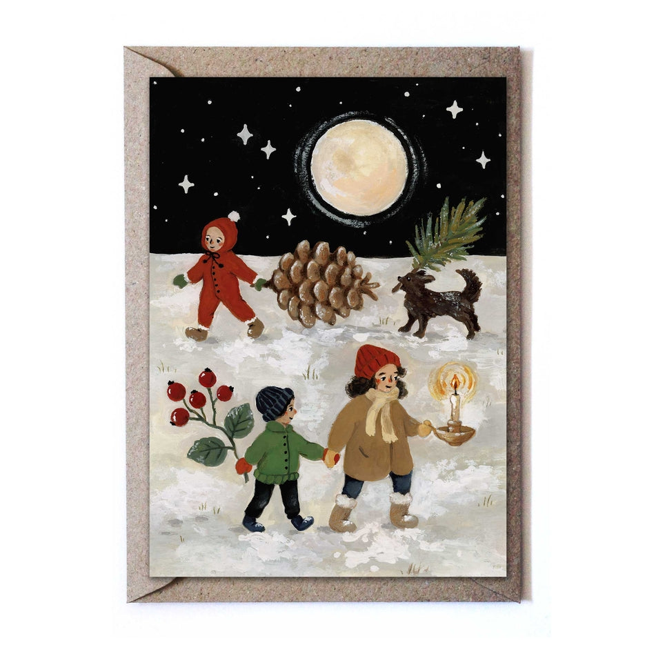 Studio Satsch Carrying Advent Card