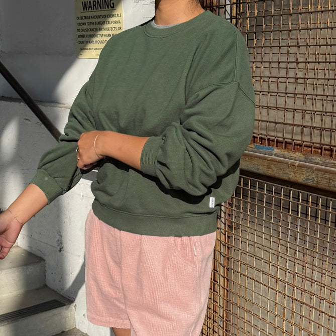 Le Bon Shoppe French Terry Core Sweatshirt - Cedar Green