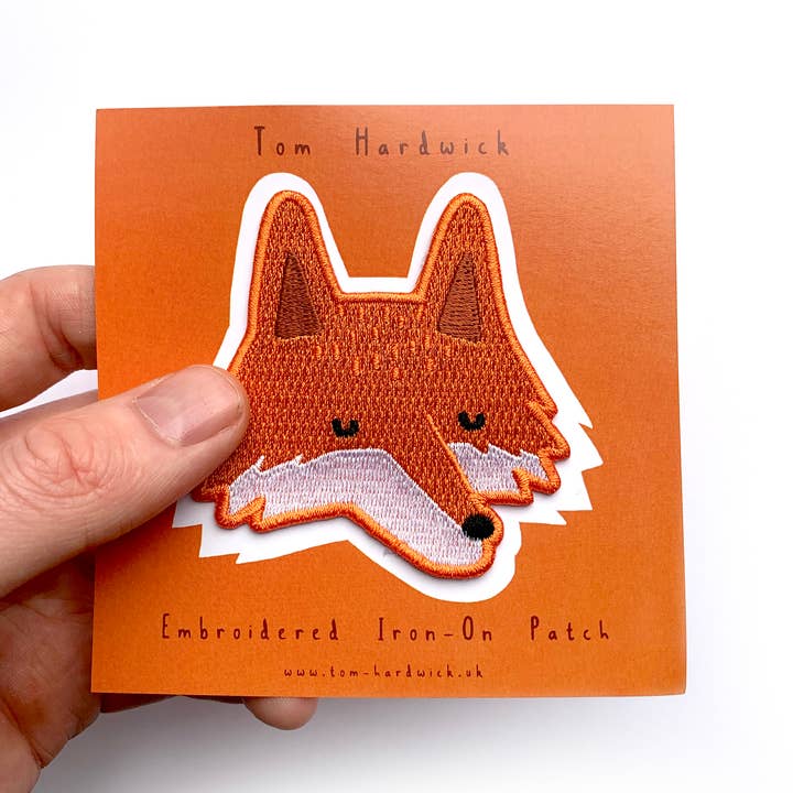 Tom Hardwick Fox, Woven Iron-on Patch