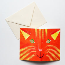 Hadley Paper Goods Cat Mask Card