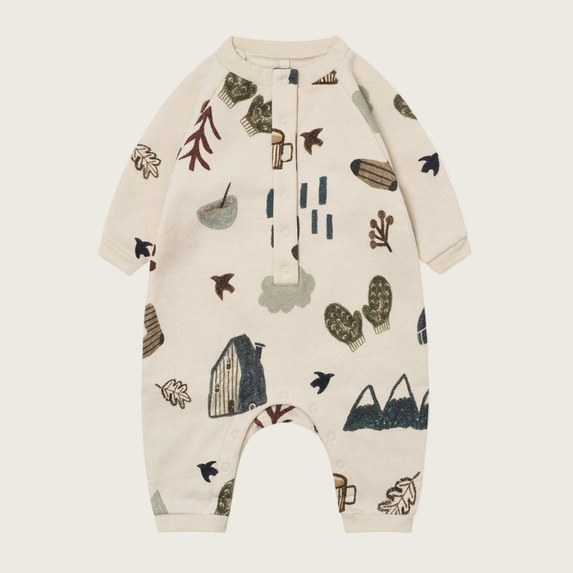 Organic Zoo Cosy Wild Onesie