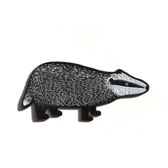 Tom Hardwick Badger, Woven Iron-on Patch