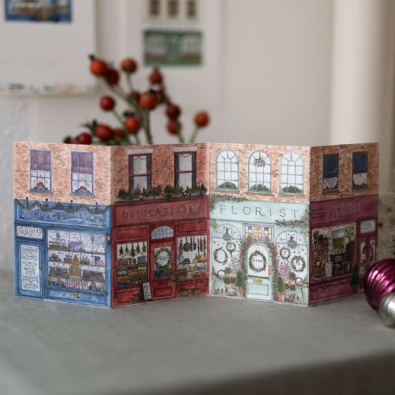 Brittany Davies Concertina Christmas Street Card